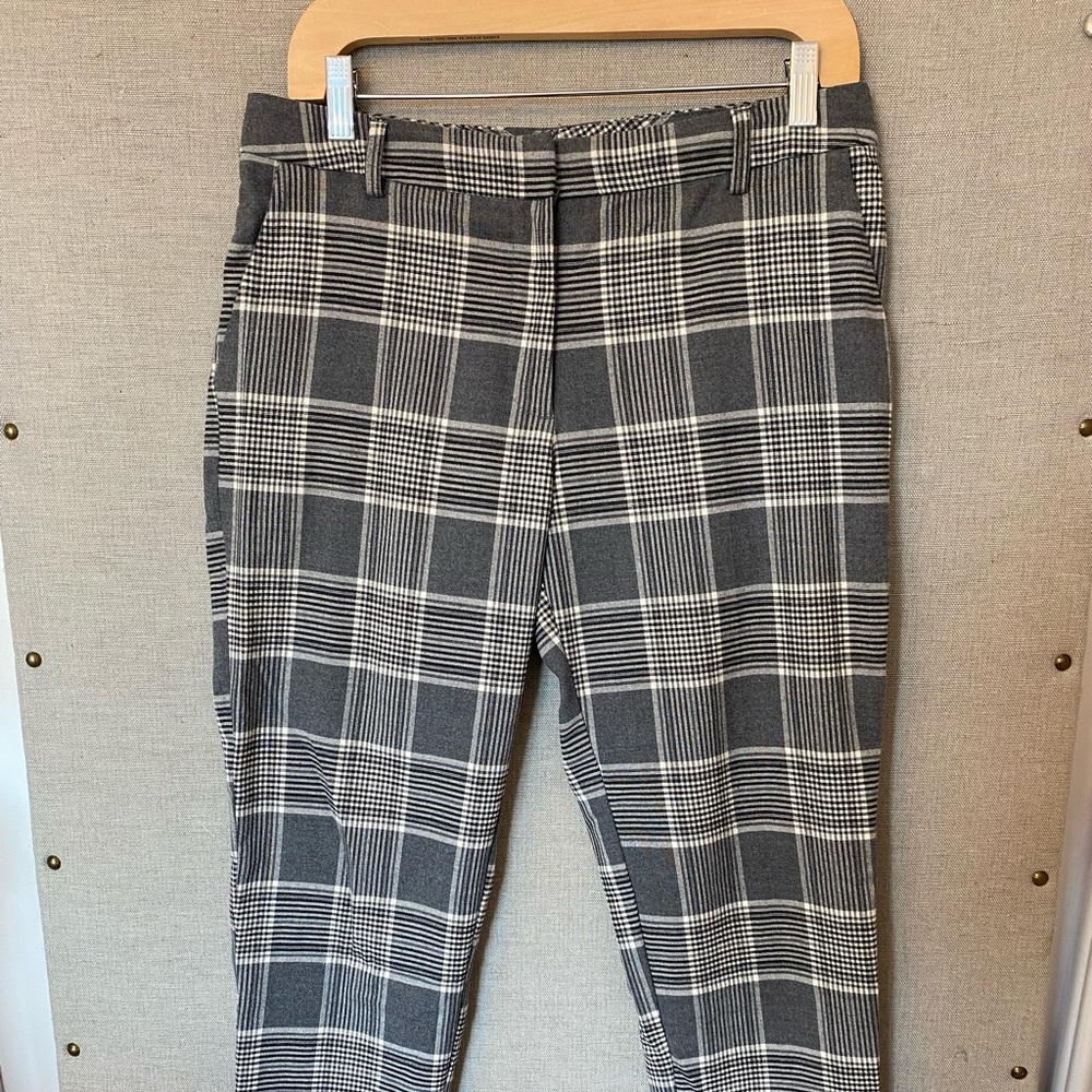 H&M Wool Plaid Dress Pant